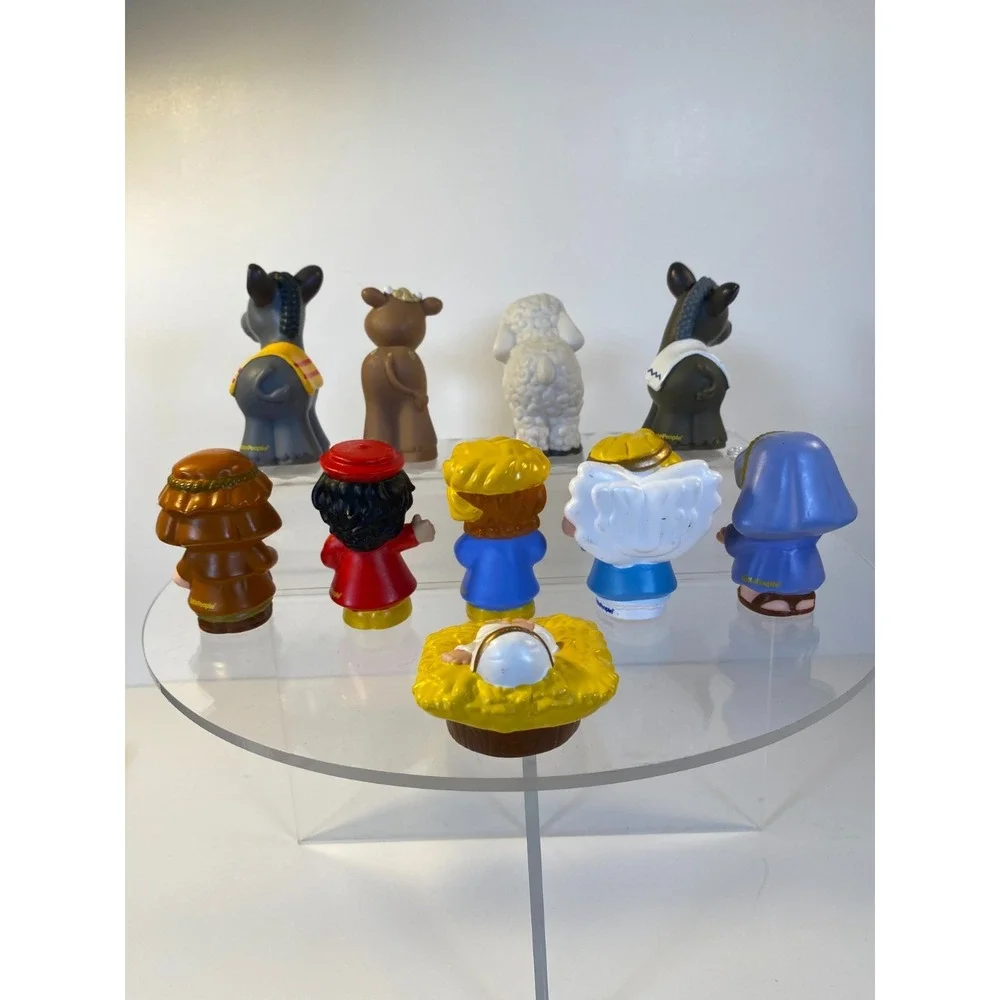 Fisher Price Little People Christmas Story Nativity Set & 10 Figures Flawed